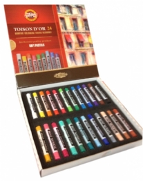 Pastelkrijt Toison d'Or, assortiment 24 stuks