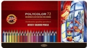 Koh-I-Noor Polycolor kleurpotloden, assortiment 72 stuks