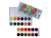 Talens aquarelverf, assortiment 24 napjes