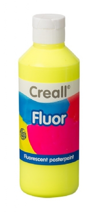 Creall fluorverf, 250 ml, geel
