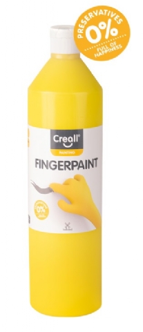 Creall vingerverf, 750 ml, geel