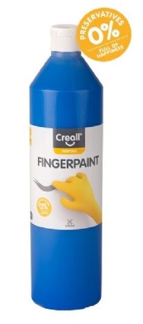 Creall vingerverf, 750 ml, blauw