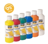 Creall vingerverf, assortiment van 6 flessen a 250 ml