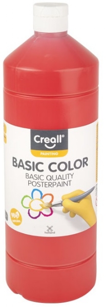 Basic-color plakkaatverf, 1000 ml, 05 lichtrood