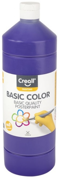 Basic-color plakkaatverf, 1000 ml, 09 paars