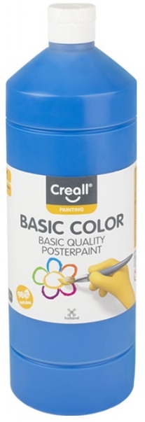 Basic-color plakkaatverf, 1000 ml, 10 primair blauw