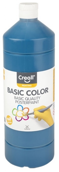 Basic-color plakkaatverf, 1000 ml, 13 turquoise