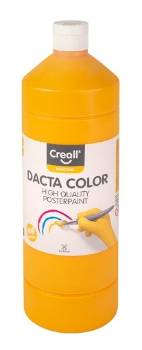 Dacta-color plakkaatverf, 1000 ml, 03 donkergeel
