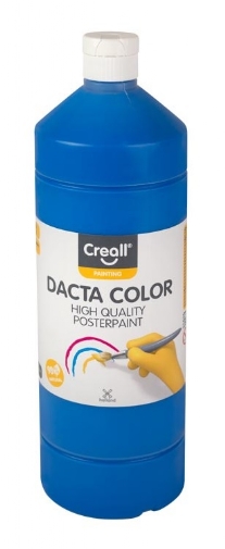 Dacta-color plakkaatverf, 1000 ml, 10 primair blauw