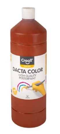 Dacta-color plakkaatverf, 1000 ml, 18 lichtbruin