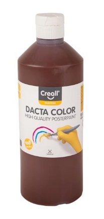 Dacta-color plakkaatverf, 1000 ml, 19 donkerbruin