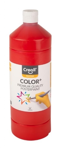 Creall-color plakkaatverf, 1000 ml, 04 lichtrood