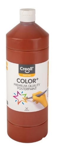 Creall-color plakkaatverf, 1000 ml, 12 lichtbruin