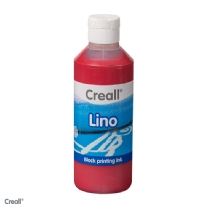 Creall-linoverf/blockprint verf, 250 ml, donkerrood
