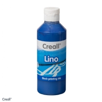 Creall-linoverf/blockprint verf, 250 ml, donkerblauw
