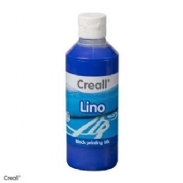 Creall-linoverf/blockprint verf, 250 ml, ultramarijn