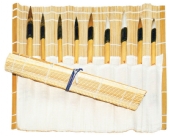 Bamboe penselenmatje, 33x33cm