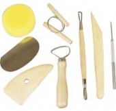 Modelleerwerktuigen assortiment 8 stuks