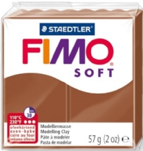 Fimo soft kunstklei, 57 gram, 07 caramel
