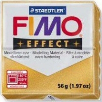 Fimo soft effect kunstklei, 57 gram, 011 metallic goud