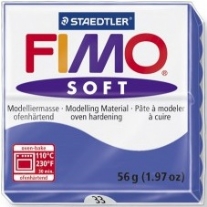 Fimo soft kunstklei, 57 gram, 033 Brijlantblauw