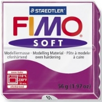 Fimo soft kunstklei, 57 gram, 061 Paars