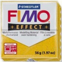 Fimo soft effect kunstklei, 57 gram, 112 glitter goud