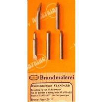 Lijnentrekkers/brandstiften voor brandapparaat 171033, assortiment 5 stuks