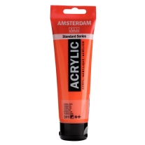 Talens Amsterdam acrylverf, 120 ml, 311 vermiljoen