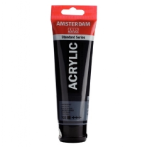 Talens Amsterdam acrylverf, 120 ml, 702 lampenzwart