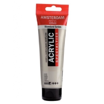 Talens Amsterdam acrylverf metallic, 120 ml, zilver