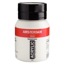 Talens Amsterdam acrylverf, 500 ml, 105 Titaanwit