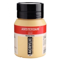 Talens Amsterdam acrylverf, 500 ml, 223 Napelsgeel donker