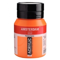 Talens Amsterdam acrylverf, 500 ml, 276 Azo-oranje