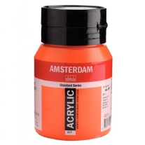 Talens Amsterdam acrylverf, 500 ml, 311 Vermiljoen