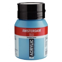 Talens Amsterdam acrylverf, 500 ml, 517 Koningsblauw