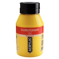 Talens Amsterdam acrylverf, 1000 ml,  268 Azogeel licht