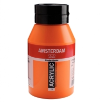 Talens Amsterdam acrylverf, 1000 ml,  276 Azo-oranje