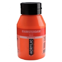 Talens Amsterdam acrylverf, 1000 ml, 311 Vermiljoen