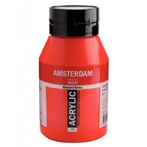 Talens Amsterdam acrylverf, 1000 ml, 315 Pyrrolerood