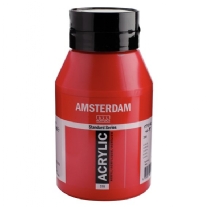 Talens Amsterdam acrylverf, 1000 ml, 318 Karmijn