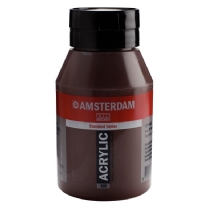 Talens Amsterdam acrylverf, 1000 ml, 409 Omber gebrand