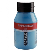 Talens Amsterdam acrylverf, 1000 ml, 517 Koningsblauw