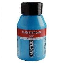 Talens Amsterdam acrylverf, 1000 ml, 564 Briljantblauw