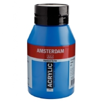 Talens Amsterdam acrylverf, 1000 ml, 572 Primaircyaan