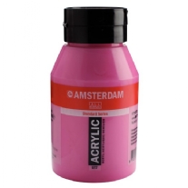 Talens Amsterdam acrylverf, 1000 ml, 577 Permanent roodviolet licht