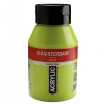 Talens Amsterdam acrylverf, 1000 ml, 617 Geelgroen