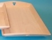 OP=OP Houten mangelbak/dienblad, binnenmaat 60x40cm