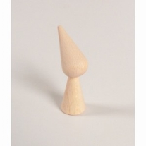 Houten kabouter-kegelpopje, 72x20mm