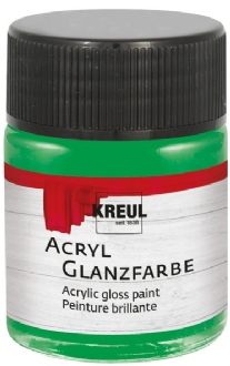 Kreul acryl glansverf, 50 ml, 508 groen